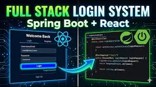Login & Registration Application using React, Spring Boot and MySQL | Full Stack Web Application