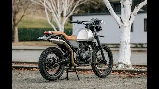 The Royal Enfield Himalayan  Custom bike