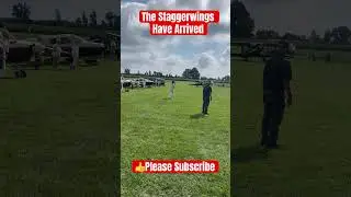 Two Staggerwings arrive at the fly-in! #aviation #fly #pilotlife #fyp #shorts #generalaviation