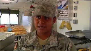 Food service specialists motivate soldiers