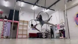 Kozue Aerial Hoop Class/October 2025 Choreography 