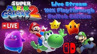 Super Mario Galaxy 2 - Switch - 100% Playthrough - Part 3 Green Stars Hide & Seek Finale