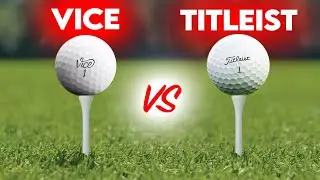 Vice PRO PLUS vs Titleist Pro V1 │ Golf Ball Testing