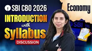 SBI CBO 2026 Economy Syllabus | Budget, GDP & Inflation | What to Study? | By Ritika Chawla
