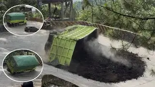 Innalillahi, Live Detik Detik Mengerikan Truk Muatan Batu Bara Terbalik di Tanjakan Sitinjau Lauik
