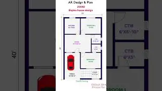 25x40 North Facing house design #home #housedesign