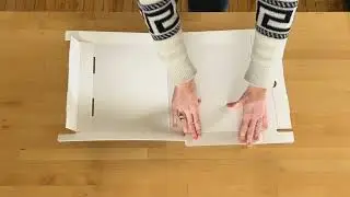 How to assemble an archival lay-flat acid-free storage box