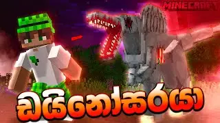 A Minecraft Survival In Prehistoric Terrors | Jurassic Survival Sinhala