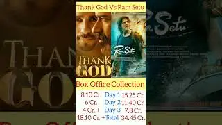Box Office Collection Ram Setu Vs Thank God #shorts