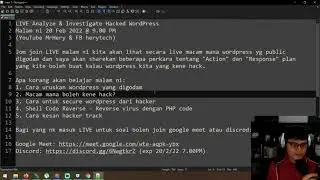 LIVE Analyze & Investigate Hacked WordPress