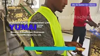 Plantain Chips Production Line-Onsite Installation Overseas