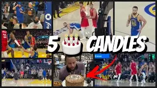 Steph Curry birthday: 5 candles like Draymond in NYC 🎂 nears 4k 3s vs Portland behind-the-scenes