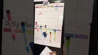 Stay Organized with This Magnetic Calendar Set for Just $10! #calendar #plan