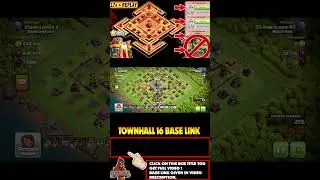 onlyI *1 Star* TH16 Base With Link + Replay | Th16 *Anti 2 Star* Base | 1 Star legend Base TH16
