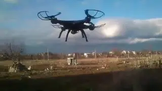 Квадрокоптер Syma X5SC- TEST FLYGHT