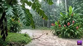 Tropical Monsoon Gamelan Chill | Calming Music for Stress Relief & Focus