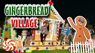 EXPLORING GINGERBREAD VILLAGE in Houston