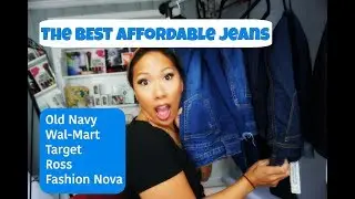 The Best Affordable Jeans for Fall 2019 - Trying On Target, Walmart, Old Navy...