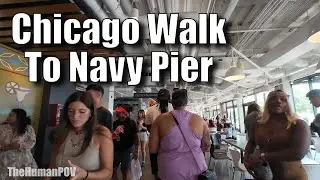 Walking Tour Chicago to Navy Pier - 2025 | 4K