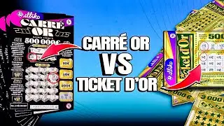 TICKETS D&rsquo;OR VS CARRE OR ! Lequel gagnera le plus (GROS GAINS 💰)