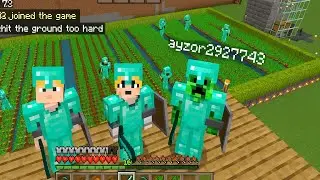 Subscribers ke Sath Bana Mega FoodFarm! Minecraftmultiplayerworld MinecraftHindi