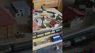 M&auml;rklin Spur Z: Stellprobe und Fahrtest auf der Anlage