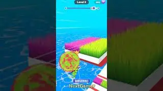 Grass Race🌿🌾🪒Mobile Gameplay By NextGamer (Android,iOS) Level 2 #shorts