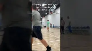 His first time meeting Tyler Herro 😅😂 | #shorts
