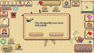 Luring & Capturing Dragonfly ~ Pocket Ants