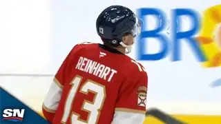 Panthers' Sam Reinhart Pots Patient Wraparound Goal vs. Predators