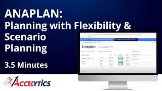 Financial Planning with Flexibility - What If Scenarios with Anaplan | Accelytics Consulting