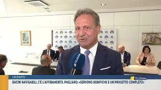 Bacini navigabili, c'&egrave; l'affidamento. Pagliaro: &laquo;Servono bonifiche e un progetto completo&raquo;