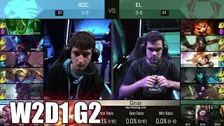 ROCCAT vs Elements | Week 2 Day 1 S6 EU LCS Spring 2016 | ROC vs EL G1 W2D1