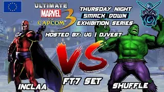 UMVC3 Thursday Night Smackdown Exhibition Series &mdash; сет Inclaa VS Shuffle FT7 (сет EU)