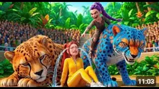 #kpop #viral #video #cartoon #music #cartoon 🔥 MIRA Gets Cheetah Championship: KPOP Demon Hunters