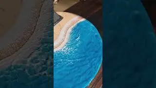 ❤️How about creating a realistic wave on the tray?#trays #resin #epoxy #trending #fyp #shorts #fy 