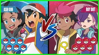 Pok&eacute;mon Battle Pedia: ASH and GOH Vs. ROY and DOT