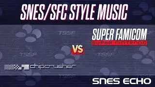SNES/SFC Style Music - chipcrusher2 vs Hardware echo comparison