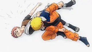 Naruto Vs Gaara Full Fight [4K24FPS] | Naruto Fight scene in Hindi | naruto moments in Hindi dub 