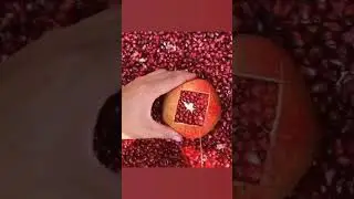how to cut a pomegranate# anar fruit cutting  fast way#youtubeshorts #trending #shorts