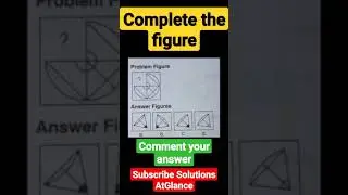 Complete the figure 🔥|  Logical reasoning practice questions for competitive exams #shorts #short