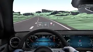Funzionamento del display head up Mercedes-Benz
