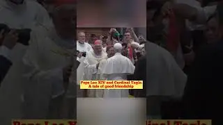 Pope Leo XIV & Cardinal Tagle, a tale of True Friendship #pope #popeleoxiv #tagle #cardinaltagle