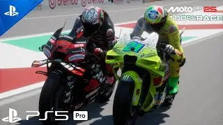 MotoGP 25 &mdash; Франко Морбиделли № 21, полноценная гонка Гран-при Италии 2025 года | 120% экстремаль...