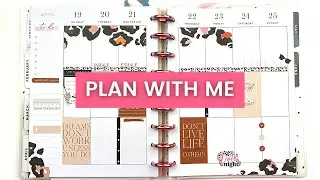 PLAN WITH ME in The Happy Planner | Modern Year + Colorful Leopard