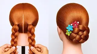 🤩 Simple & Elegant Juda Hairstyle For Ladies | bun hairstyles for long hair | hair style
