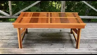 Coffee Table made from old Drawer Bank