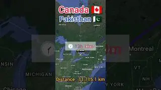 Toronto to Lahore flight route ✈️ || Canada 🇨🇦 to Pakistan 🇵🇰 ||