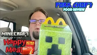 Pork Chop's Food Review: McDonald's Minecraft Movie Happy Meal with Nether Flame Sauce