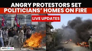 Nepal Protest Updates: Stones Pelted, Residences Vandalised By Protestors In Violent Clash